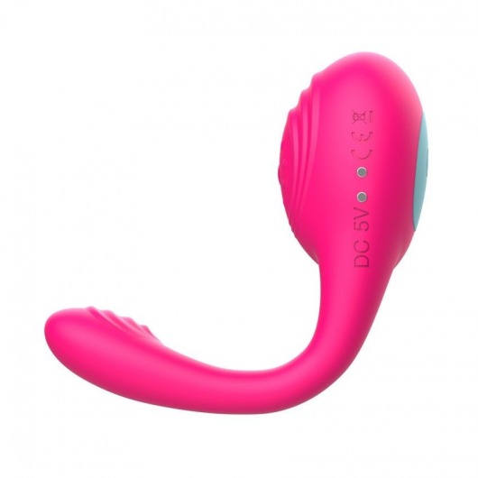 Розовое виброкольцо с пультом ДУ - I-MOON - в Красноярске купить с доставкой