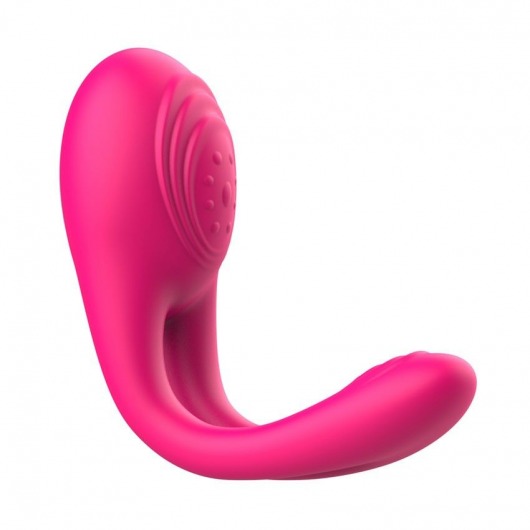 Розовое виброкольцо с пультом ДУ - I-MOON - в Красноярске купить с доставкой