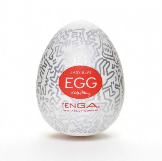 Мастурбатор-яйцо Keith Haring EGG PARTY - Tenga - в Красноярске купить с доставкой