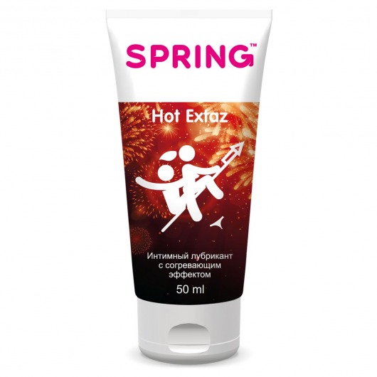 Согревающие интимный лубрикант Spring Hot Extaz - 50 мл. - SPRING - купить с доставкой в Красноярске