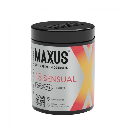 Анатомические презервативы MAXUS Sensual - 15 шт. - Maxus - купить с доставкой в Красноярске