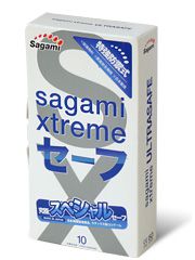 Презервативы Sagami Xtreme Ultrasafe с двойным количеством смазки - 10 шт. - Sagami - купить с доставкой в Красноярске