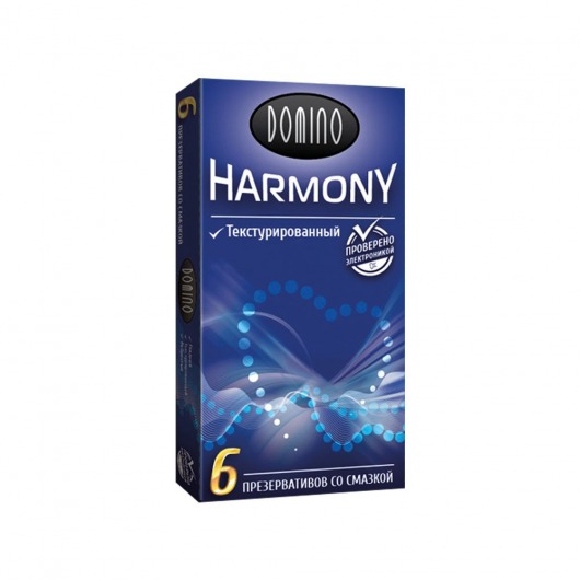 Текстурированные презервативы Domino Harmony - 6 шт. - Domino - купить с доставкой в Красноярске