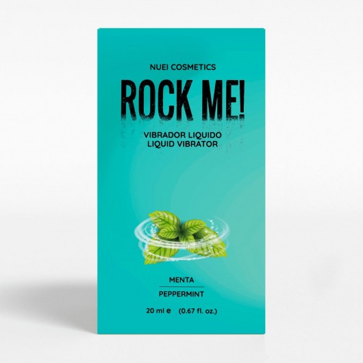 Жидкий вибратор Nuei Rock Me! с ароматом мяты - 20 мл. - Nuei cosmetics - купить с доставкой в Красноярске