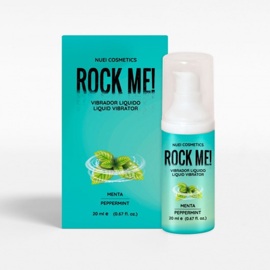 Жидкий вибратор Nuei Rock Me! с ароматом мяты - 20 мл. - Nuei cosmetics - купить с доставкой в Красноярске