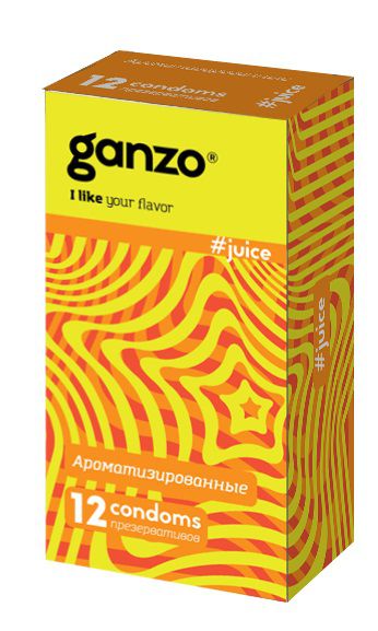 Ароматизированные презервативы Ganzo Juice - 12 шт. - Ganzo - купить с доставкой в Красноярске