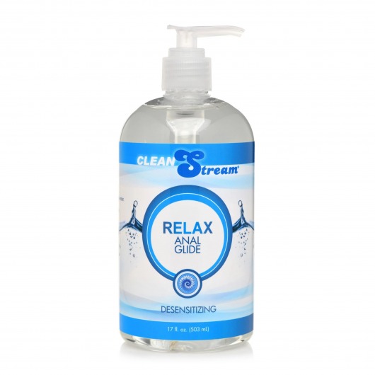 Анальный лубрикант на водной основе Relax Desensitizing Anal Lube - 503 мл. - XR Brands - купить с доставкой в Красноярске