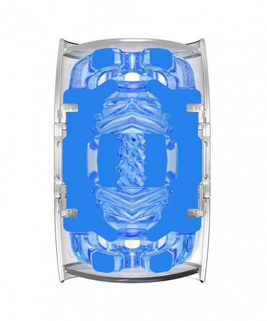 Мастурбатор Fleshlight Quickshot Turbo Blue Ice - Fleshlight - в Красноярске купить с доставкой