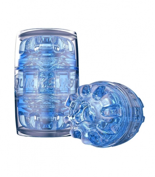 Мастурбатор Fleshlight Quickshot Turbo Blue Ice - Fleshlight - в Красноярске купить с доставкой