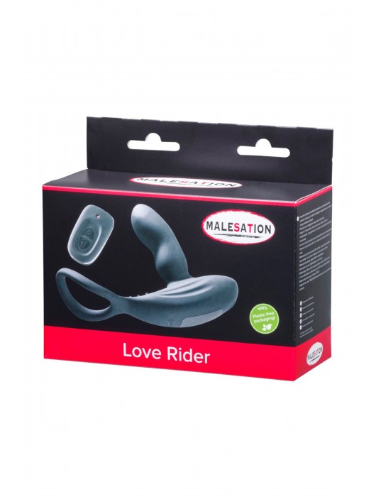 Стимулятор простаты с эрекционным кольцом Love Rider - MALESATION - в Красноярске купить с доставкой