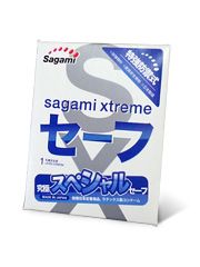Презерватив Sagami Xtreme Ultrasafe с двойным количеством смазки - 1 шт. - Sagami - купить с доставкой в Красноярске