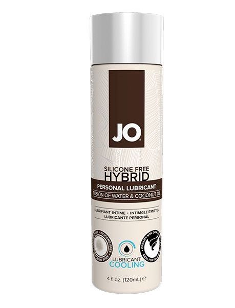 Водно-масляный лубрикант с охлаждающим эффектом JO Silicon free Hybrid Lubricant COOLING - 120 мл. - System JO - купить с доставкой в Красноярске