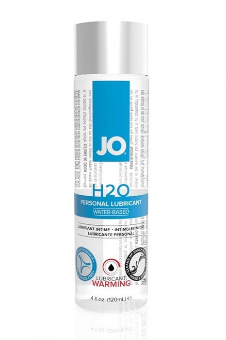 Возбуждающий лубрикант на водной основе JO Personal Lubricant H2O Warming - 120 мл. - System JO - купить с доставкой в Красноярске