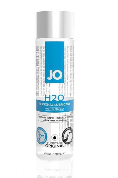 Нейтральный лубрикант на водной основе JO Personal Lubricant H2O - 120 мл. - System JO - купить с доставкой в Красноярске