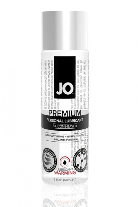 Возбуждающий лубрикант на силиконовой основе JO Personal Premium Lubricant  Warming - 60 мл. - System JO - купить с доставкой в Красноярске