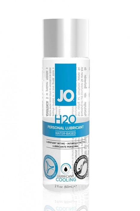 Охлаждающий лубрикант на водной основе JO Personal Lubricant H2O COOLING - 60 мл. - System JO - купить с доставкой в Красноярске