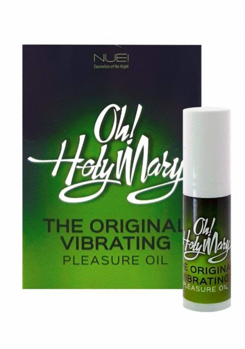 Масло унисекс с эффектом вибрации Oh! Holy Mary - 6 мл. - Nuei cosmetics - купить с доставкой в Красноярске