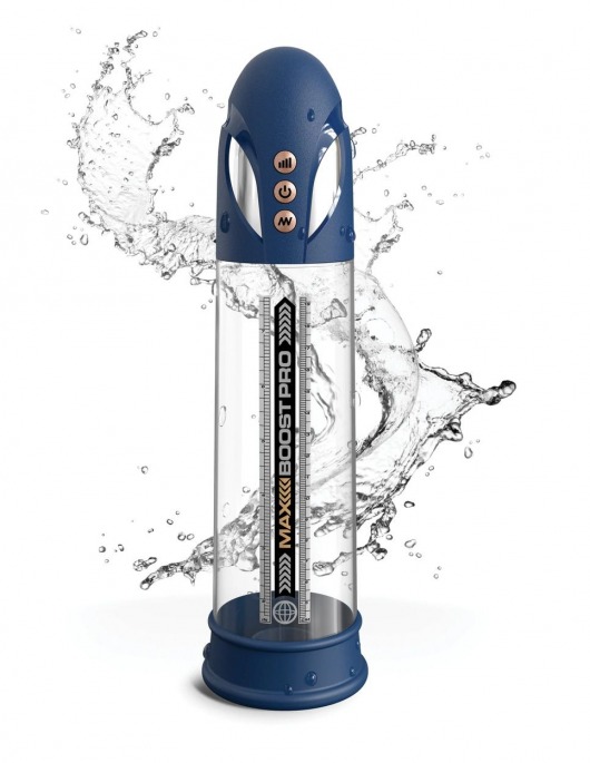 Синяя вакуумная автоматическая помпа Max Boost Pro Flow - Pipedream - в Красноярске купить с доставкой