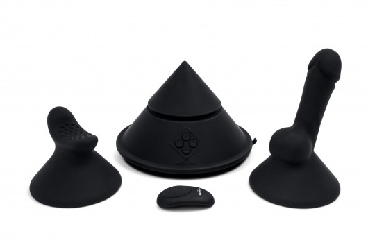 Конусный вибромассажер Cowgirl Cone с 2 насадками - CowGirl - купить с доставкой в Красноярске