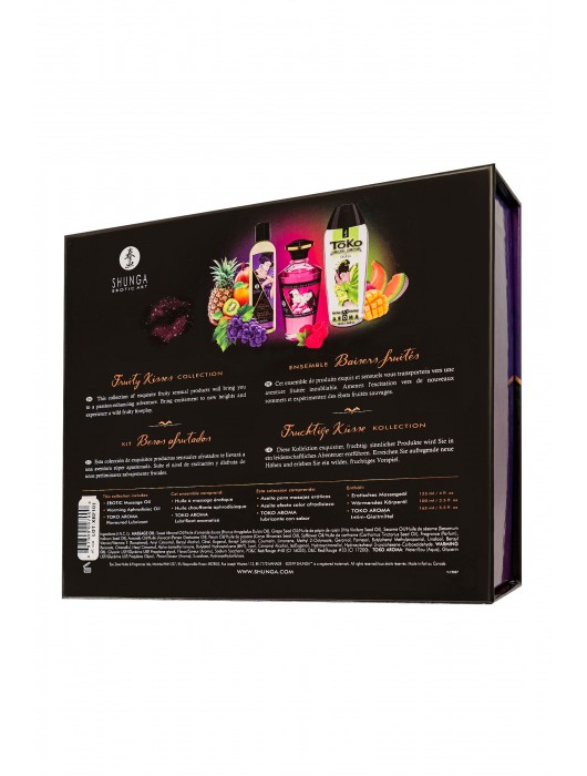 Подарочный набор Fruity Kisses из 3 предметов - Shunga - купить с доставкой в Красноярске
