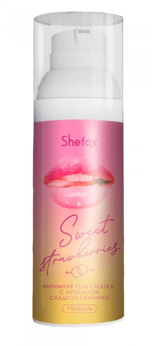 Интимная гель-смазка Shefox Premium «Сладкая клубника» - 50 мл. - Shefox - купить с доставкой в Красноярске