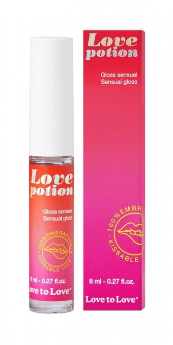 Возбуждающий блеск для губ Love Potion - 8 мл. - Love to Love - купить с доставкой в Красноярске