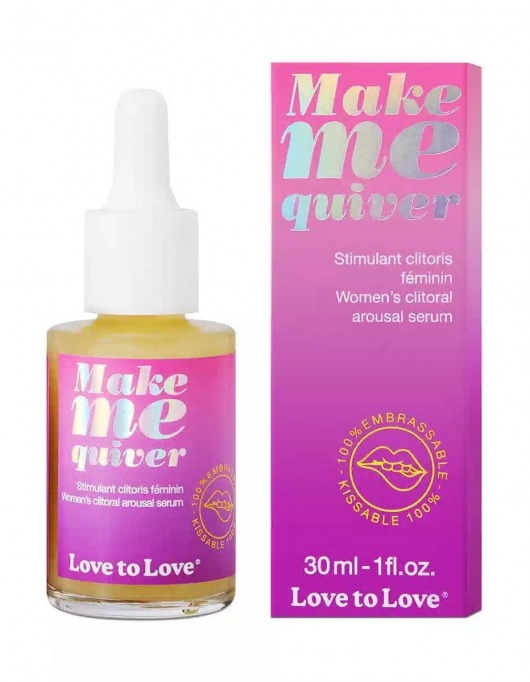 Возбуждающие капли для клитора Make Me Quiver - 30 мл. - Love to Love - купить с доставкой в Красноярске