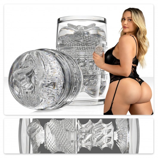 Прозрачный двусторонний мастурбатор Fleshlight Quickshot Mia Malkova - Fleshlight - в Красноярске купить с доставкой