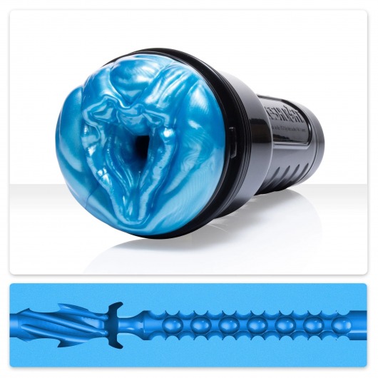 Мастурбатор-вагина Fleshlight Freaks Alien Blue Metallic - Fleshlight - в Красноярске купить с доставкой