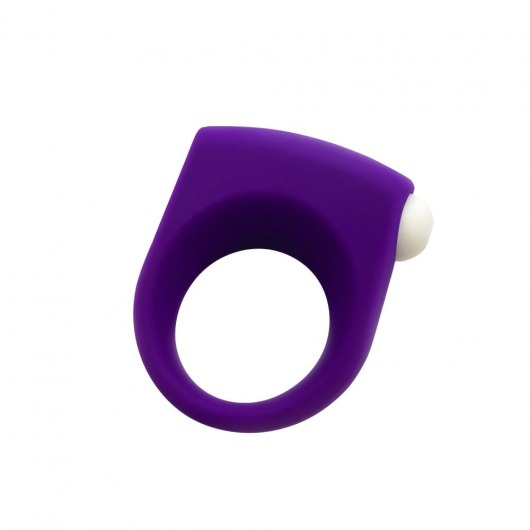 Фиолетовое эрекционное кольцо Puggle Vibrating Ring with Bullet - Adrien Lastic - в Красноярске купить с доставкой