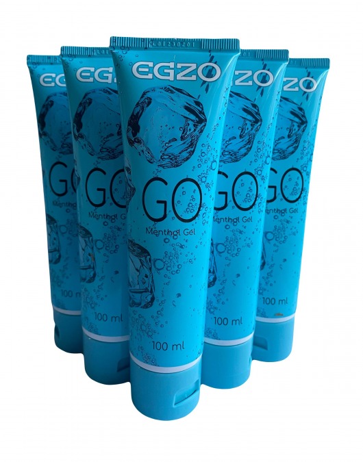 Набор из 5 пролонгирующих лубрикантов на водной основе Egzo Go (по 100 мл.) - EGZO - купить с доставкой в Красноярске