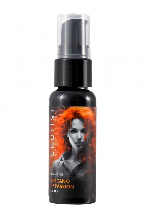 Гель с эффектом вибрации Volcano Of Passion со вкусом вишни - 25 мл. - Erotist Lubricants - купить с доставкой в Красноярске