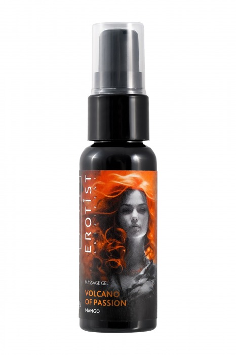 Гель с эффектом вибрации Volcano Of Passion со вкусом манго - 25 мл. - Erotist Lubricants - купить с доставкой в Красноярске