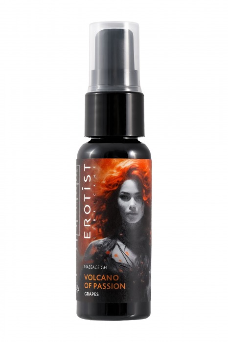 Гель с эффектом вибрации Volcano Of Passion со вкусом винограда - 25 мл. - Erotist Lubricants - купить с доставкой в Красноярске