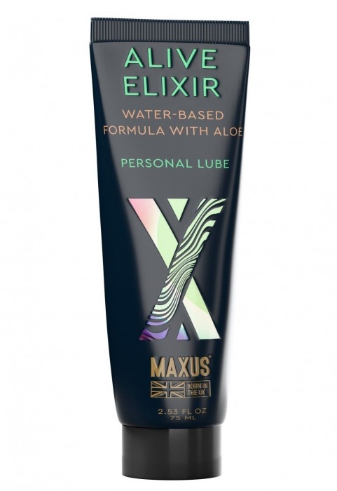 Интимный гель на водной основе MAXUS Alive Elixir - 75 мл. - Maxus - купить с доставкой в Красноярске