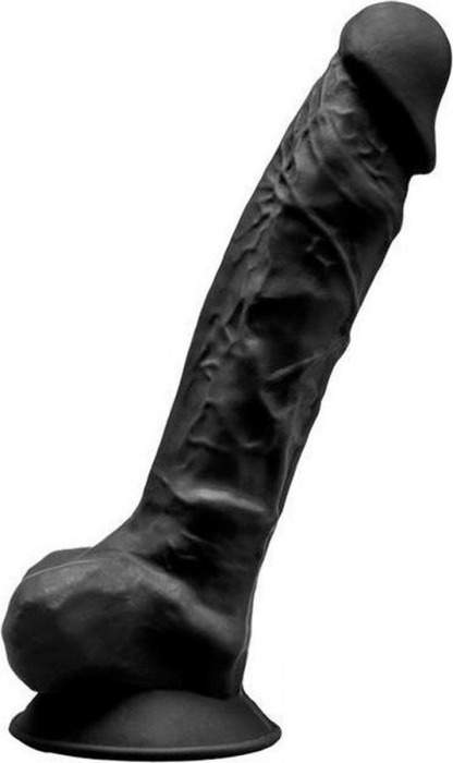 Черный фаллоимитатор SILEXD Model 1 - 20,5 см. - Adrien Lastic
