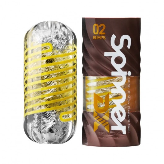 Мастурбатор Tenga Spinner DX 02 Bumps - Tenga - в Красноярске купить с доставкой
