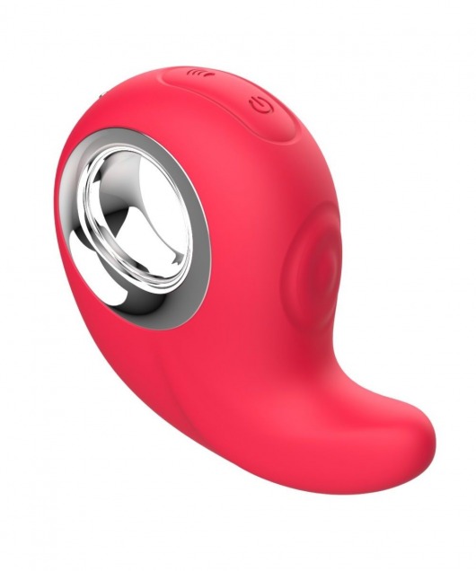 Красный клиторальный массажер с функцией постукивания - Secwell в Красноярске Красный клиторальный массажер с функцией постукивания - Secwell