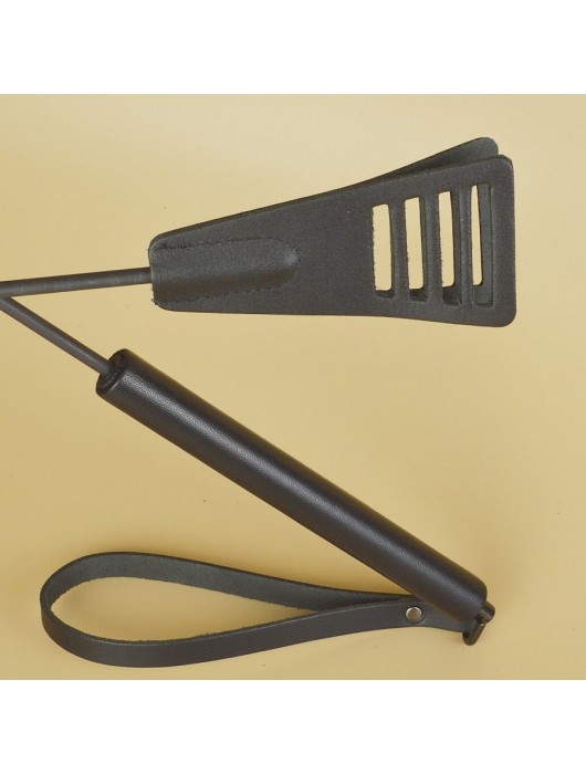 Черный кожаный стек «Сириус» - 60 см. - Sitabella - купить с доставкой в Красноярске