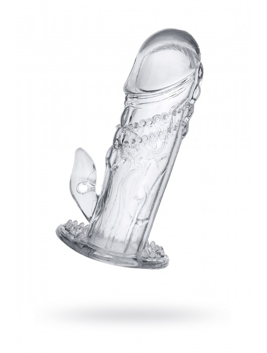 Прозрачная насадка на пенис Uco - 13 см. - A-toys - в Красноярске купить с доставкой