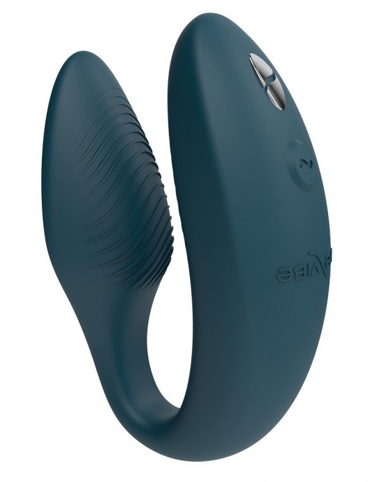 Зеленый вибратор для пар We-Vibe Sync 2 с пультом ДУ - We-vibe купить в Красноярске с доставкой в Orgasmix.ru Зеленый вибратор для пар We-Vibe Sync 2 с пультом ДУ - We-vibe