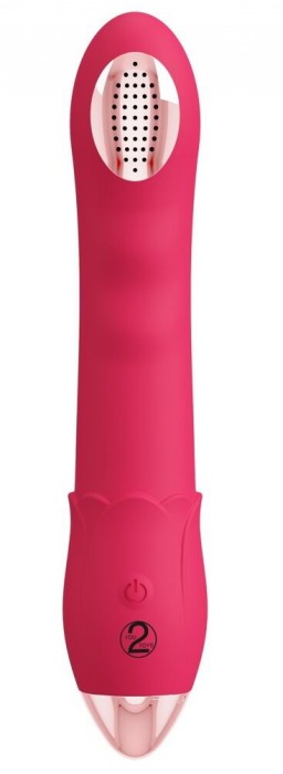 Малиновая насадка на душ с вибрацией Showers to orgasm - 20,1 см. - Orion - купить с доставкой в Красноярске