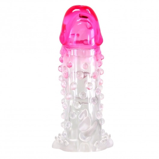 Прозрачно-розовая насадка на пенис Wilford - 13,5 см. - Baile - в Красноярске купить с доставкой Прозрачно-розовая насадка на пенис Wilford - 13,5 см. - Baile - в Красноярске купить с доставкой