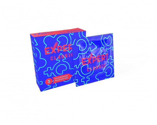 Классические презервативы Expert Classic - 3 шт. - Expert - купить с доставкой в Красноярске