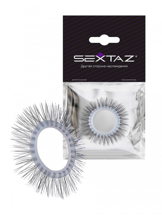 Круглое эрекционное кольцо с «ресничками» - Sextaz - в Красноярске купить с доставкой