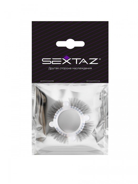 Эластичное кольцо с «ресничками» и 4 шариками - Sextaz - в Красноярске купить с доставкой