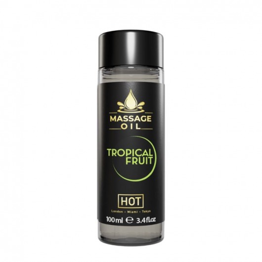 Массажное масло c ароматом тропических фруктов Massage Oil - 100 мл. - HOT - купить с доставкой в Красноярске
