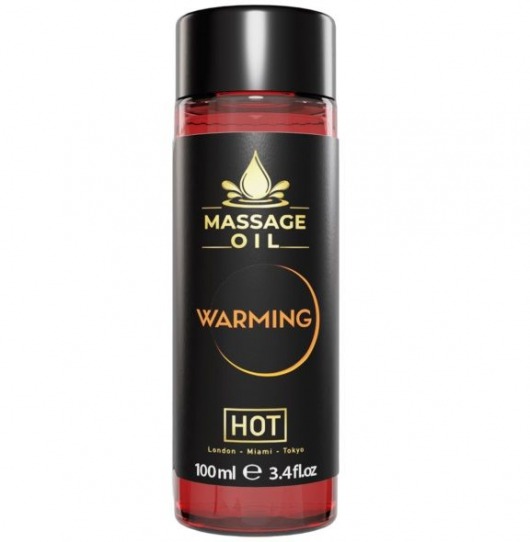 Массажное масло с согревающим эффектом Massage Oil Warming - 100 мл. - HOT - купить с доставкой в Красноярске