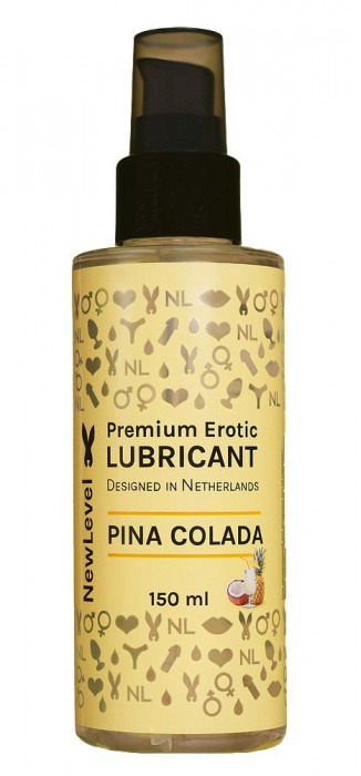 Ароматизированный лубрикант на водной основе NewLevel Pina Colada - 150 мл. - NewLevel - купить с доставкой в Красноярске