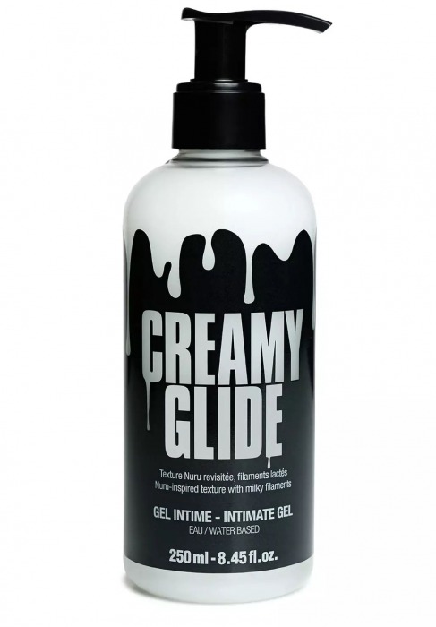 Лубрикант на водной основе Creamy Glide с консистенцией спермы - 250 мл. - Strap-on-me - купить с доставкой в Красноярске